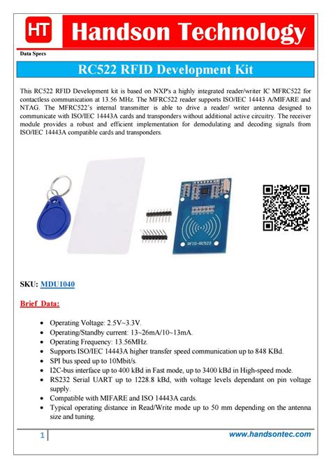 rfid card datasheet|rfid reader data sheet.